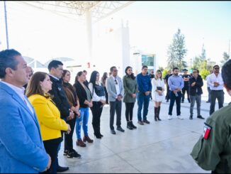 Visita Leo Montañez la Pensión Municipal "Paraíso" y Helipuerto para conocer avances de obra