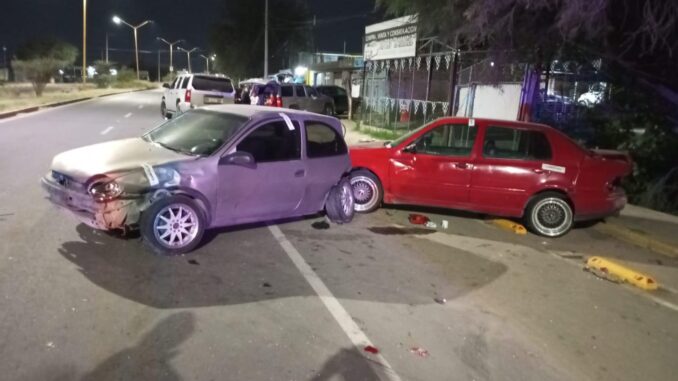 Policías Viales de Aguascalientes atendieron el reporte de accidente que se registró en calles de fraccionamiento Las Norias