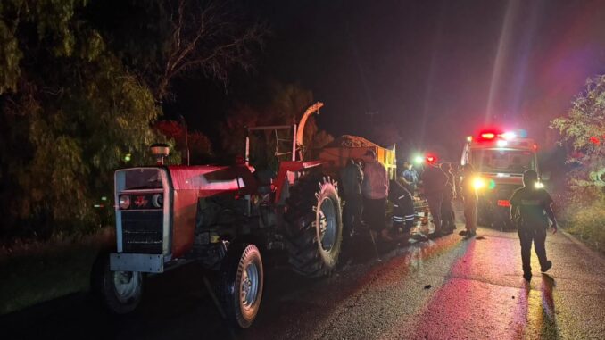 Atienden accidente de tránsito en El Llano