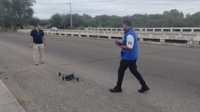 Drones de alta tecnología del C5i patrullan el Río San Pedro