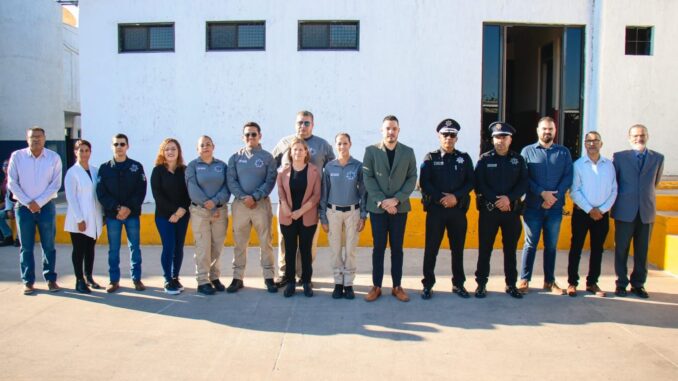 Daniel Romo Urrutia, visitó las instalaciones de la Secretaría de Seguridad Pública y Vialidad Municipal en Calvillo