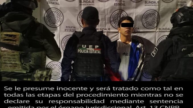 Policía Estatal detiene a sujeto en posesión de droga