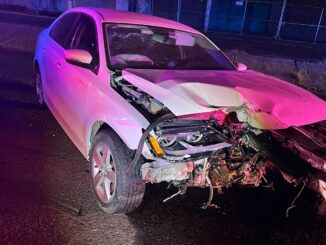 Policías Viales de Aguascalientes atienden reporte de accidente contra un árbol que se registró durante la madrugada