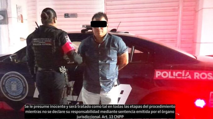 Violento sujeto fue detenido tras agredir a su pareja