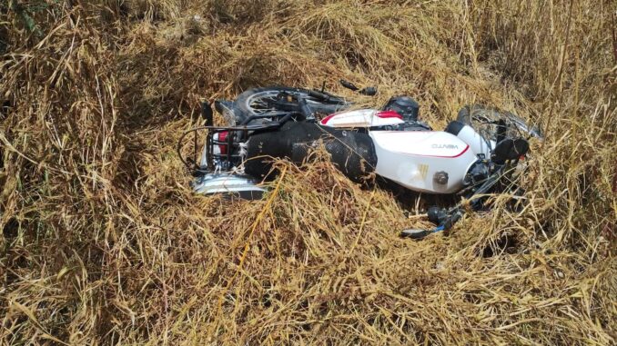 Se atiende reporte de un accidente de motocicleta con una persona fallecida