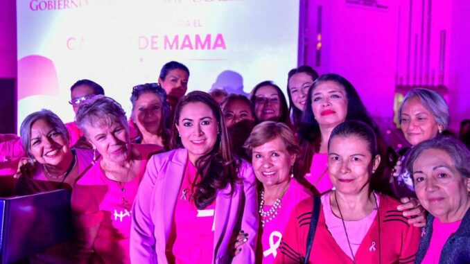 Reitera Gobernadora Tere Jiménez su compromiso en la lucha contra el Cáncer de MAMA