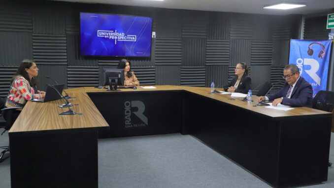 Radio UAA estrena el segmento “Universidad en Prospectiva” con la rectora Dra. Sandra Yesenia Pinzón Castro