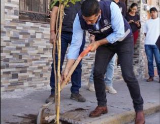 Arranca Leo Montañez con el Programa El Árbol de Mi Casa por un Aguascalientes más Verde"