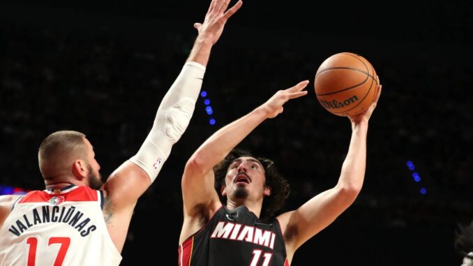 Miami Heat vence a Washington Wizards, en el Mexico City Game de la NBA