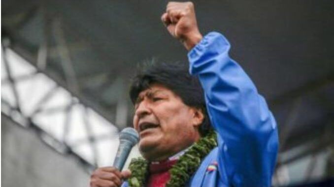 Evo Morales anuncia huelga de hambre