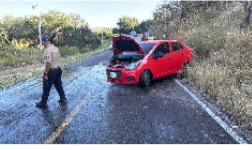 Atienden accidente de tránsito en Calvillo