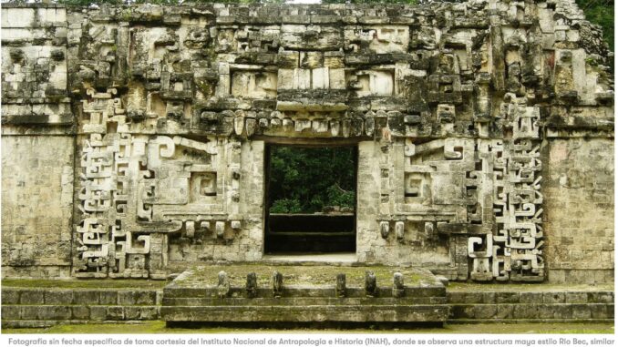 Vestigios de palacios estilo río Bec coronan sitio arqueológico descubierto en Campeche