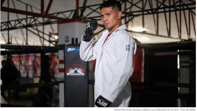 Él es "Black Spartan", médico del IMSS que debutará en la UFC