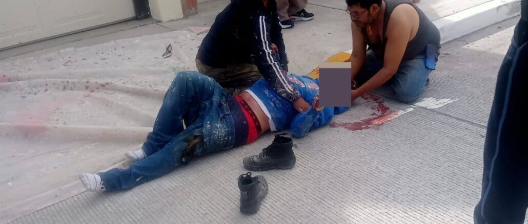 Atienden reporte de persona lesionada por descarga eléctrica