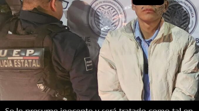 Policía Estatal detiene a una persona por posesión de droga