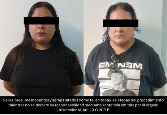 Capturan a dos Mujeres acusadas de privación ilegal de la libertad