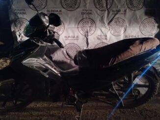 Aseguran motocicleta con alteraciones en sus números de serie