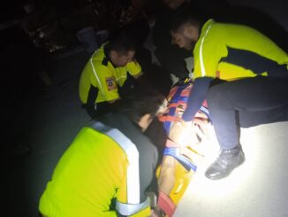 Atienden a persona lesionada por descarga eléctrica