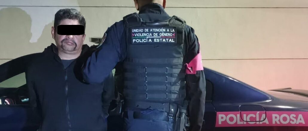 Policía Estatal detiene a una persona por violencia familiar