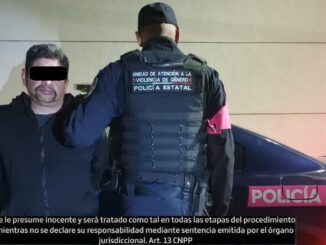 Policía Estatal detiene a una persona por violencia familiar