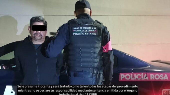 Policía Estatal detiene a una persona por violencia familiar