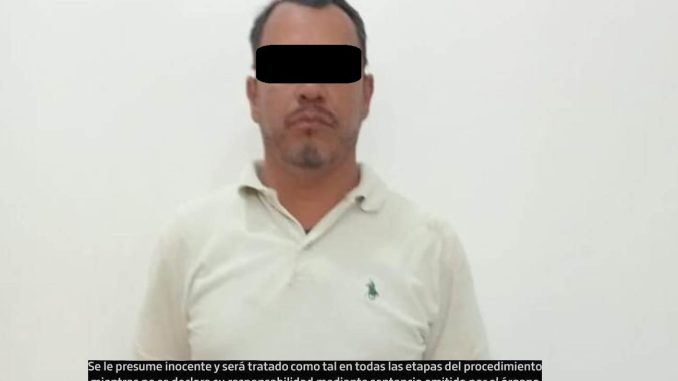 Capturan a un sujeto por robo de material pétreo