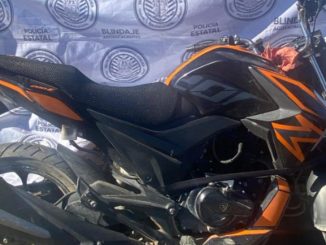 Detienen a una persona por conducir motocicleta con reporte de robo