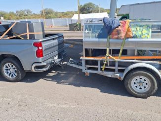 Policías Estatales aseguran remolque con alteraciones