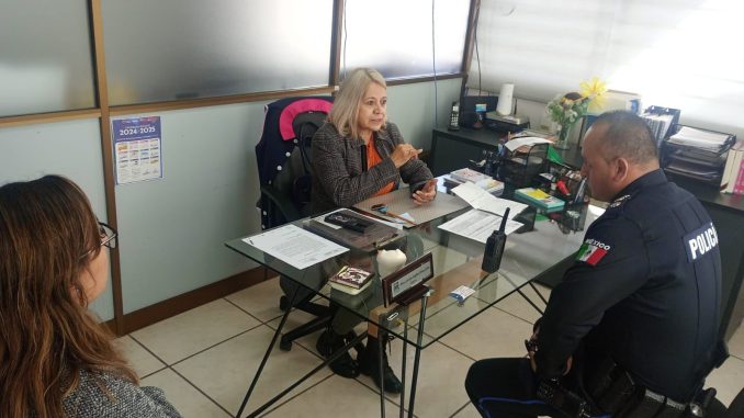 Atiende Policía Municipal reportes en Jardín de Niños Carmen Macías Peña