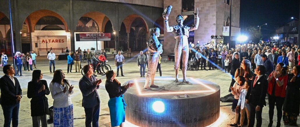 En el Marco del 50 Aniversario de la Plaza de Toros Monumental de Aguascalientes, inaugura Tere Jiménez la Explanada de los Toreros