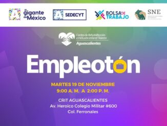 Jornada de Empleo para personas con discapacidad este 19 de noviembre en el Teletón Aguascalientes