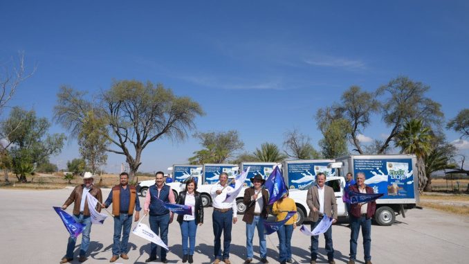 Gracias al apoyo de la gobernadora Tere Jiménez, productores lácteos lanzan su propia Marca cien por ciento de Aguascalientes