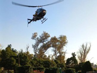 Helicóptero Halcón Uno de la Secretaría de Seguridad Pública Municipal de Aguascalientes realiza traslado aeromédico desde el Municipio de Tepezalá
