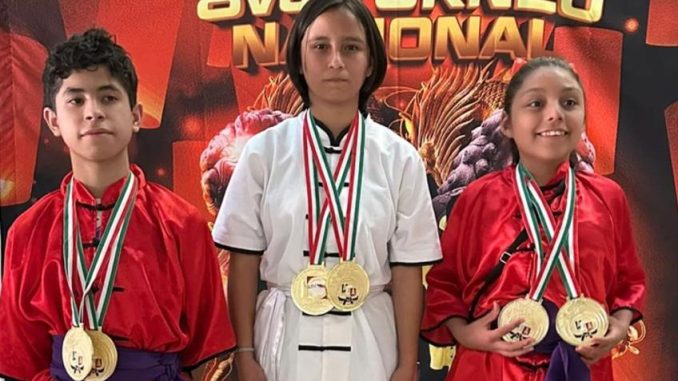 Deportistas de Aguascalientes ganan 9 Medallas en Torneo Nacional de Wushu