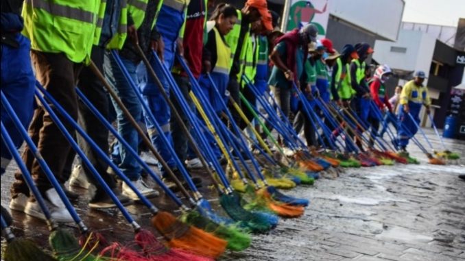 Voluntarios de Servicio Comunitario participaron en 2024 en la mejora de espacios públicos