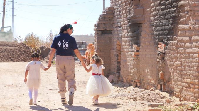 UAA lleva proyecto de beneficio social a familias vulnerables de la comunidad Lotes de los Arellano