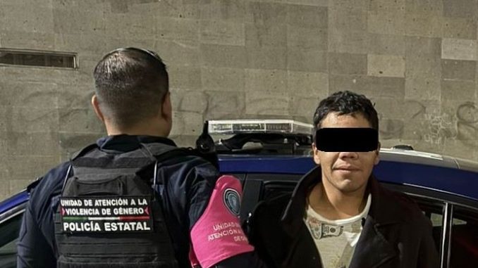 Policía Estatal detiene a sujeto por violencia familiar