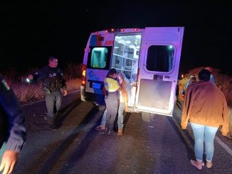 Atienden accidente de tránsito contra semoviente en El Llano