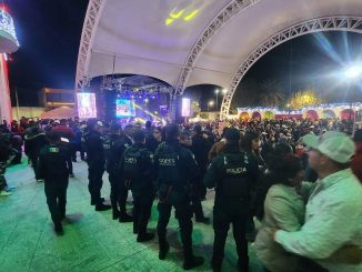 Policía Estatal presente en la feria Regional de Cosío