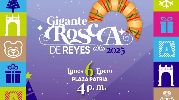 Te esperamos este 6 de enero en el Centro de la Ciudad para disfrutar la tradicional Rosca de Reyes