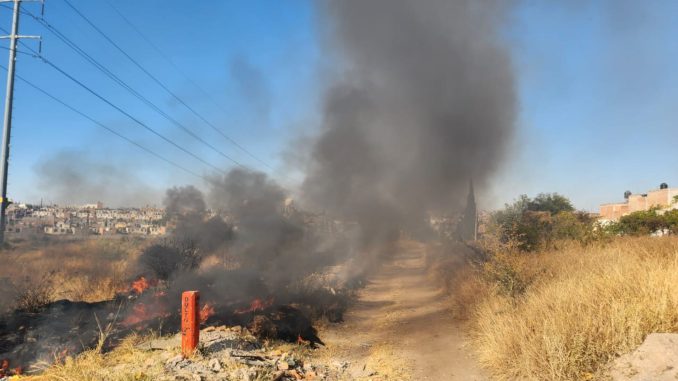 Bomberos Municipales de Aguascalientes atendieron más de 2 mil incendios de pastizales