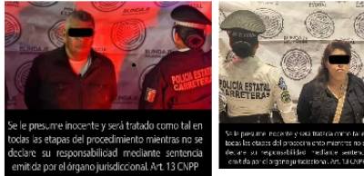 Policía Estatal detiene a presuntos integrantes de banda de asaltantes