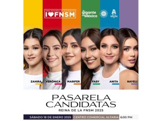 Segunda pasarela de las candidatas a reina de la FNSM 2025