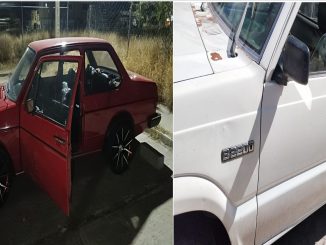 Elementos de la SSPM de Aguascalientes localizan y recuperan dos vehículos con reporte de robo, durante las últimas 24 horas