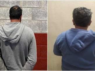 Elementos de la SSPM de Aguascalientes detienen a dos personas en Paseo de la Cruz, por el probable delito de lesiones