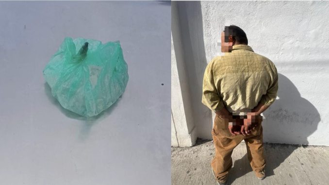 Policías de la SSPM de Aguascalientes detienen a una persona por delitos contra la salud