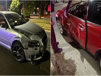 Policías Viales de Aguascalientes atienden reporte de accidente que se registró la madrugada de este domingo sobre Avenida Siglo XXI