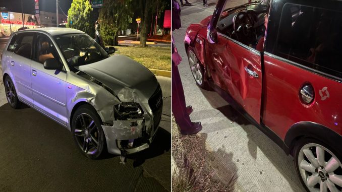 Policías Viales de Aguascalientes atienden reporte de accidente que se registró la madrugada de este domingo sobre Avenida Siglo XXI