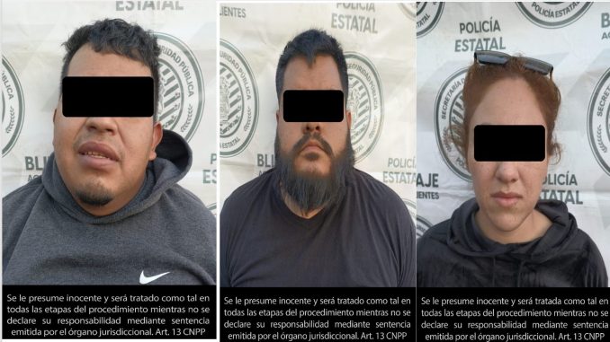 Detienen a tres personas por posesión de drogas