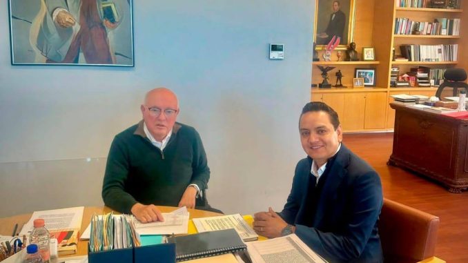 Contralor Juan Pablo Diosdado se reúne con el titular de la Auditoría Superior de la Federación (ASF)